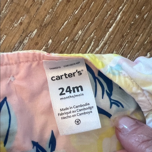 Pink Floral Toddler Dress. - Picture 5 of 7